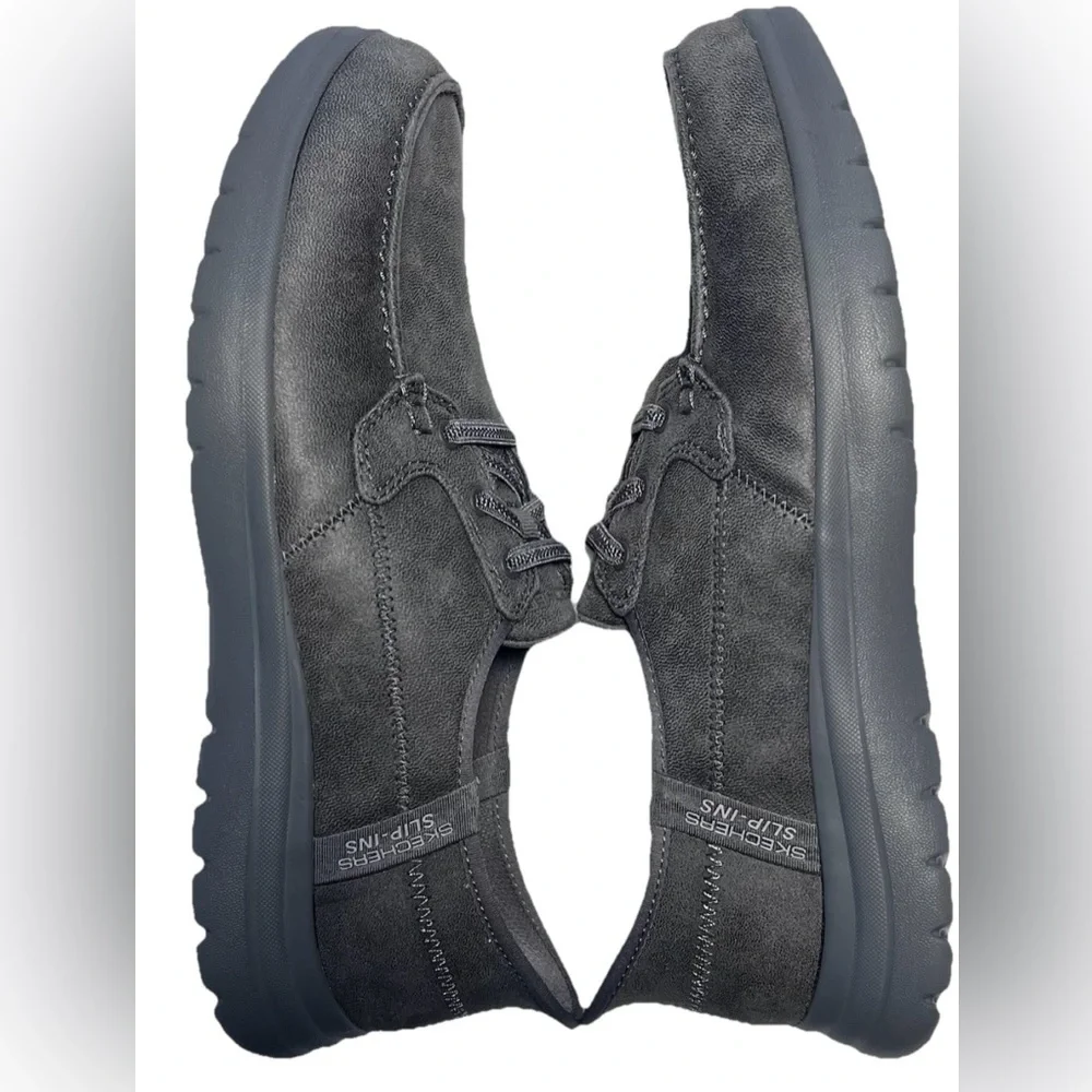 Skechers On The Go Flex Merit Slip In Shoes Charcoal Womens Size 8.5 NWOB Gray - Picture 4 of 8